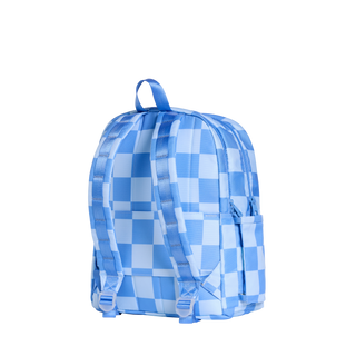 State Bags Kane Double Pocket Backpack - Charms Blue Check