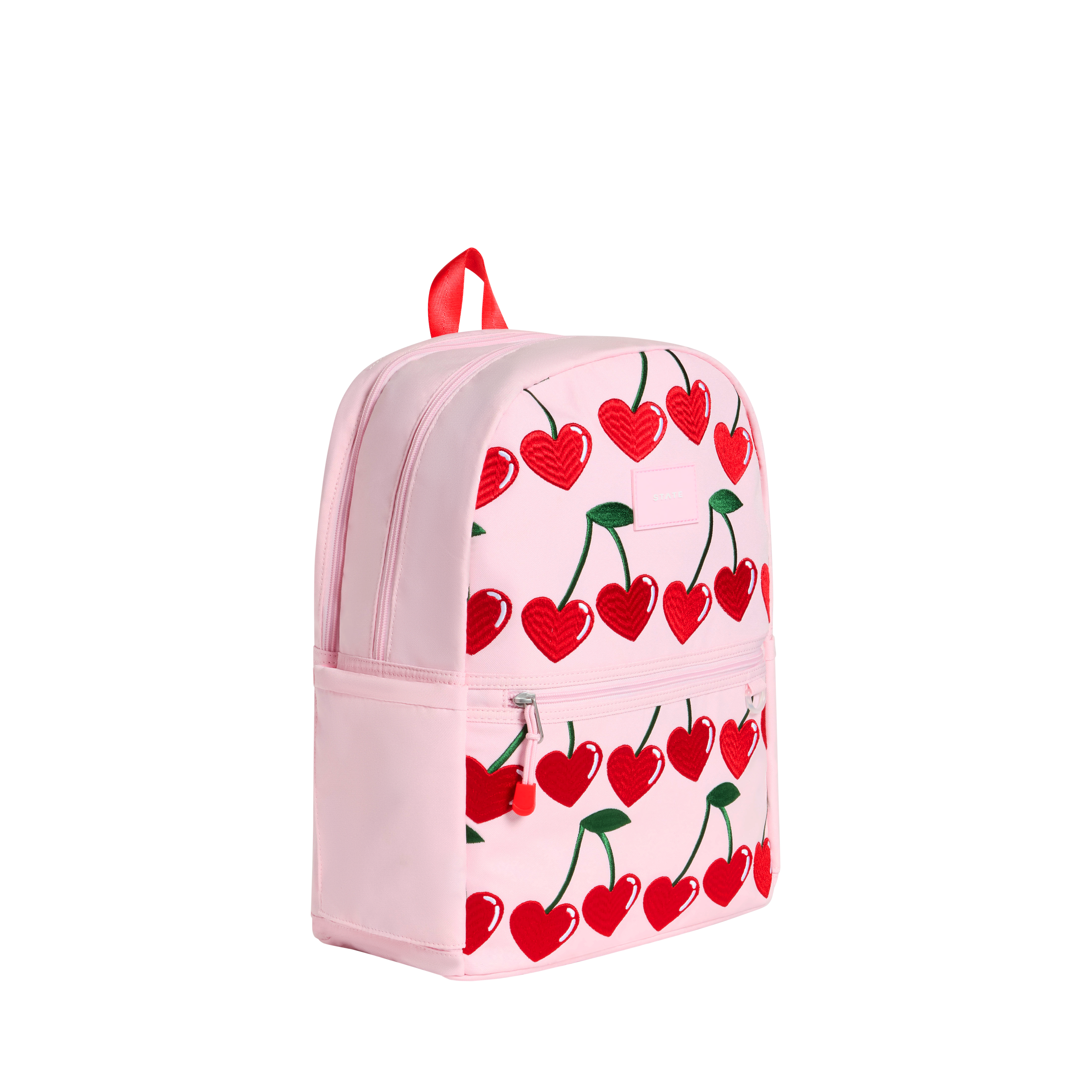 State Bags Kane Double Pocket Backpack - Cherry – Basically Bows