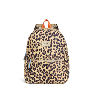 State Bags Kane Double Pocket Backpack - Leopard