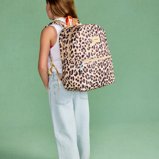State Bags Kane Double Pocket Backpack - Leopard