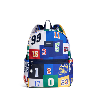 State Bags Kane Double Pocket Backpack - Varsity Numbers