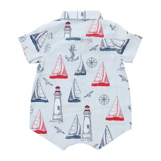 Blue Rooster Baby Boys Easton Jumper - Nautical Adventure