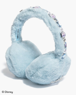 Super Smalls Disney Frozen Elsa Earmuffs
Light blue furry ear muffs with decorative elements on a white background, featuring Disney branding.