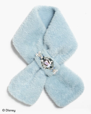 Super Smalls Disney Frozen Elsa Plush Scarf
Light blue fluffy collar with a decorative brooch on a white background, featuring Disney branding.