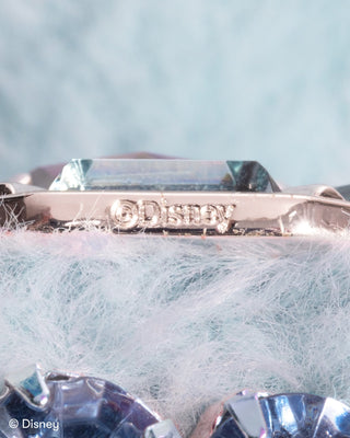 Super Smalls Disney Frozen Elsa Plush Scarf
Close-up of Disney logo on a decorative item with water effect