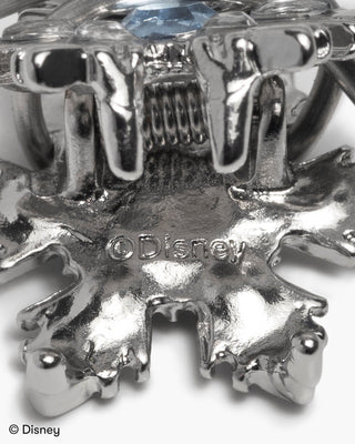 Super Smalls Disney Frozen Snowflake Hair Clips
Close-up of a silver snowflake charm with 'Disney' branding on a white background.