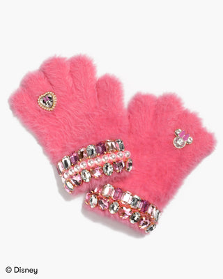 Super Smalls Disney Minnie Mouse Gloves
Pink gloves with decorative elements on a white background, featuring Disney branding.