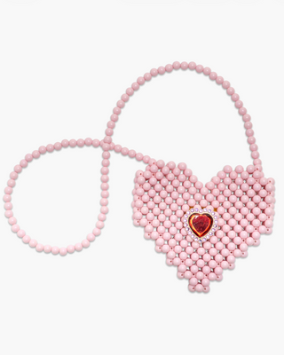 Super Smalls Heartfelt Sparkle Pearl Handbag