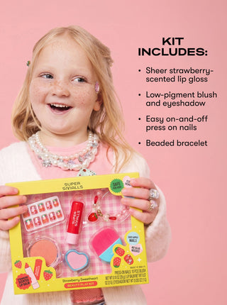 Super Smalls Strawberry Sweetheart Beauty Play Kit