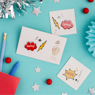 Jollity & Co Superhero Temporary Tattoos