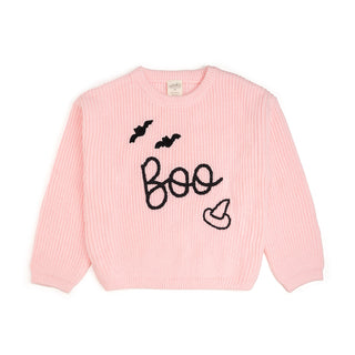 Sweet Wink, Sweet Wink Boo Bat Halloween Knit Sweater - Basically Bows & Bowties