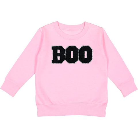Sweet Wink Boo Patch Halloween L/S Sweatshirt - Pink, Sweet Wink, Boo, Boo L/S Sweatshirt - Pink, Boo Patch, Boo Sweatshirt, cf-size-3t, cf-size-4t, cf-size-5-6y, cf-type-tee, cf-vendor-sweet