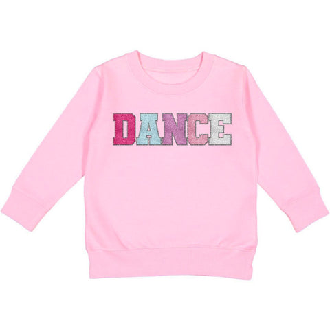 Sweet Wink Dance Patch L/S Sweatshirt - Pink, Sweet Wink, cf-size-2t, cf-size-3t, cf-type-tee, cf-vendor-sweet-wink, dance, Dance Recital, dancer, Patch L/S Sweatshirt, Recital, Sweet Wink, S