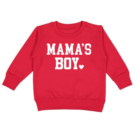 Sweet Wink, Sweet Wink Mam's Boy Red Sweatshirt - Basically Bows & Bowties