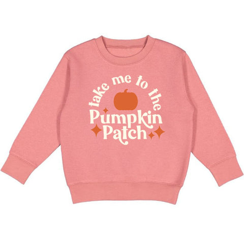 Sweet Wink Take Me To The Pumpkin Patch Sweatshirt - Dusty Rose, Sweet Wink, cf-size-2t, cf-type-sweatshirt, cf-vendor-sweet-wink, Fall, Halloween, Halloween Shirt, Halloween Sweatshirt, Hall