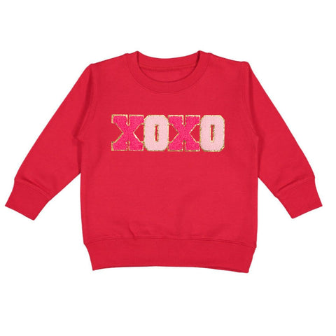 Sweet Wink, Sweet Wink XOXO Patch Valentine's Day Sweatshirt - Basically Bows & Bowties