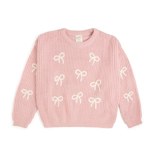 Sweet Wink All Over Bows Knit Sweater