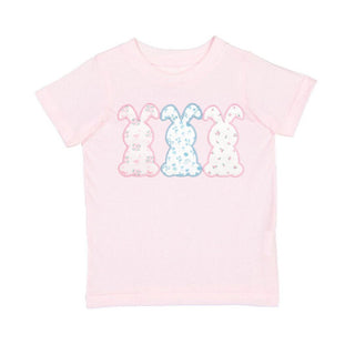 Sweet Wink Floral Bunny Patch Easter Short Sleeve T-Shirt - Ballet
Pink t-shirt with colorful bunny design on a white background