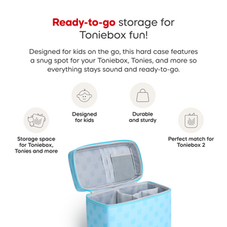 Toniebox Play Carrying Case - Blue