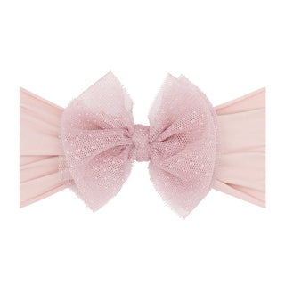 Baby Bling Tulle FAB Headband - Antique Pink Dot