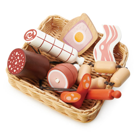 Tender Leaf Toys Charcuterie Basket, Tender Leaf Toys, cf-type-toys, cf-vendor-tender-leaf-toys, Charcuterie Basket, Classic Wooden Toy, Play Food, Play Kitchen, Tender Leaf, Tender Leaf Toy,