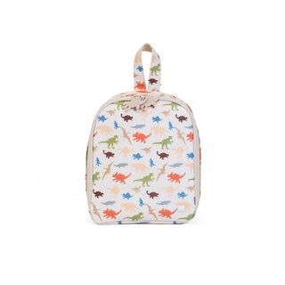 TRVL Designs Bring It! Lunch Bag - Dino Roar
Small backpack with colorful dinosaur pattern on a white background