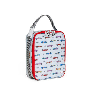 TRVL Designs Lunch Box Insulated Lunch Bag - Vroom
Shoe bag with car pattern on a white background