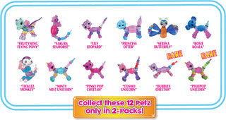 Twisty Petz 2 Pack
Set of colorful Petz toys with names on a white background