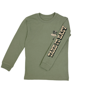 Tiny Whales Take It Easy L/S Shirt - Pine