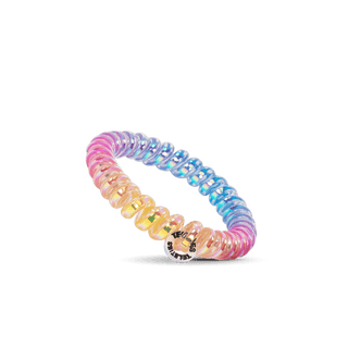 Teleties Eat Glitter For Breakfast Hair Ties - Small
Multicolored spiral hair tie on a transparent background