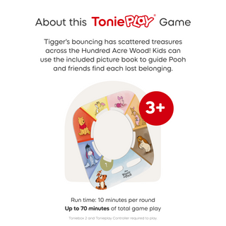 Disney Winnie the Pooh Toniebox 2 Full Play Set - Cloud Pink 
Tonic Play game with Winnie the Pooh characters on a white background