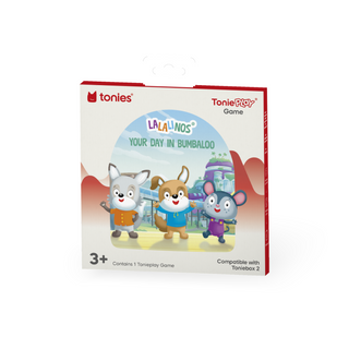 Tonieplay Lalalinos: Find the Photo Game 
Tonies Lala Lins game box with cartoon characters on a white background