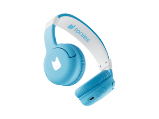 Tonies Bluetooth Headphones: Sky Blue
Blue and white headphones with 'tonies' branding on a white background