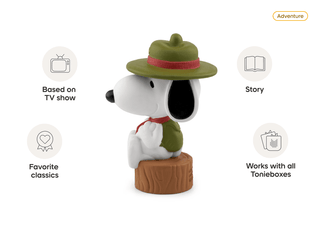 Tonies Character - Peanuts: Camp Snoopy
Tonies, Tonies Character - Peanuts: Camp Snoopy, Toys - Basically Bows & Bowties