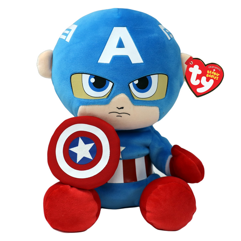 Ty x Marvel Captain America Medium Plush
