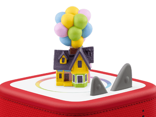 Tonies Character - Disney & Pixar: Up
Toy house with balloons on a red base with shark fins, against a transparent background