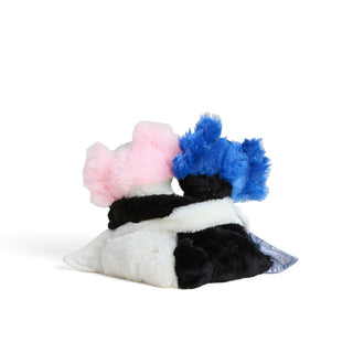 Warmies Axolotl Hugs 
Plush toy with pink and blue pom-poms on a white background