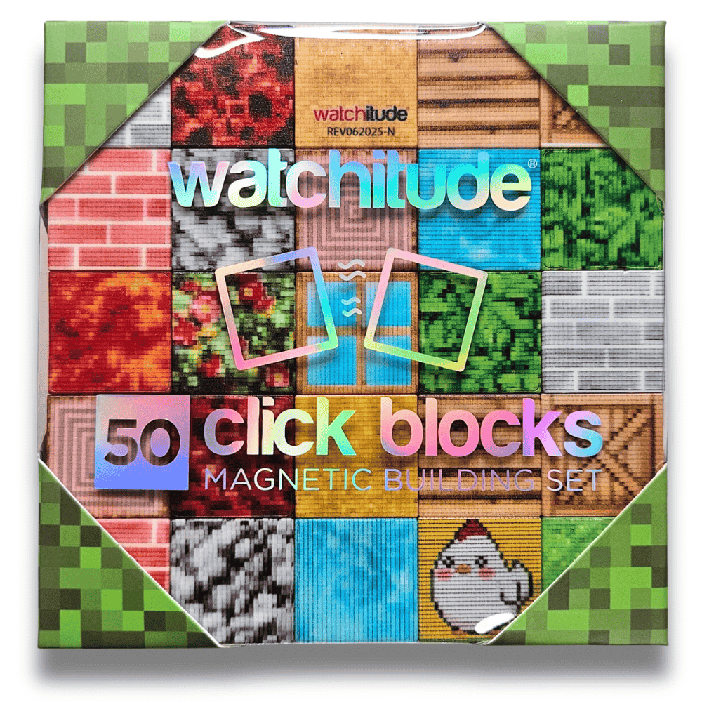 Watchitude Click Blocks Magnetic Building Set: 50pc – Basically Bows ...