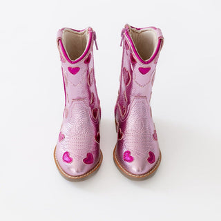 Wild & Rae Lovestruck Cowgirl Boots featuring Western-style design and intricate stitching, crafted for stylish Western wear.