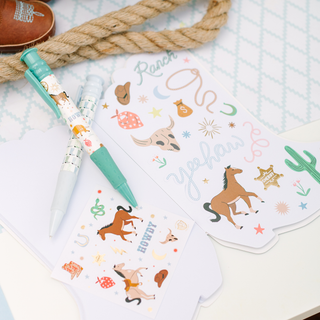 Jollity & Co, Jollity & Co Yeehaw Sticker + Sketch Book - Basically Bows & Bowties