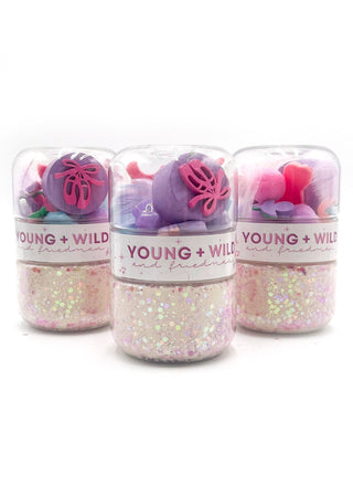 Young Wild and Friedman Ballet Slime in Grab & Go Dough Jar, colorful and soft textured slime for sensory play.
