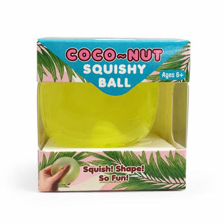 Yellow Zorbitz Coco~nut Squishy Ball