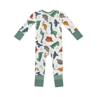 Angel Dear 2 Way Zipper Romper - Dino Rocks