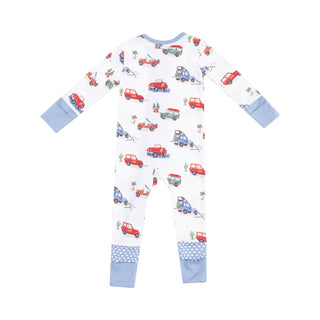 Angel Dear 2 Way Zipper Romper - Off Road Adventure