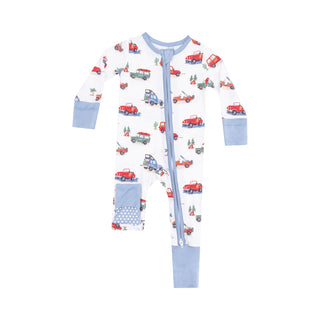 Angel Dear 2 Way Zipper Romper - Off Road Adventure