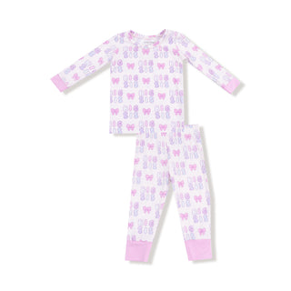 Angel Dear Long Sleeve Loungewear Set - Big Sis
Children's pajama set with butterfly pattern on a white background