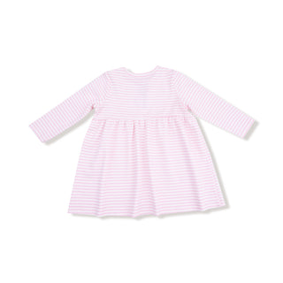 Angel Dear Organic Cotton Jersey Stripe Long Sleeve Play Dress - Big
Pink and white striped dress on a white background