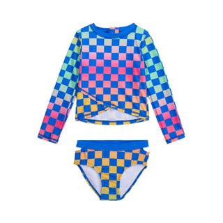 Appaman Oceana Rash Guard Set - Checkerboard