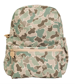 Small Apple of My Isla The Backpack - Camo Camouflage-patterned backpack on a white background