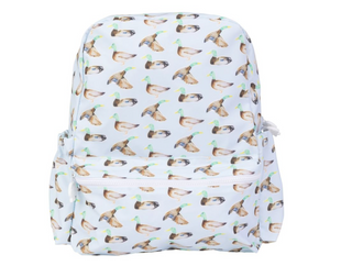 Large Apple of My Isla The Backpack - Mallards LArge Apple of My Isla Backpack - Mallard Ducks